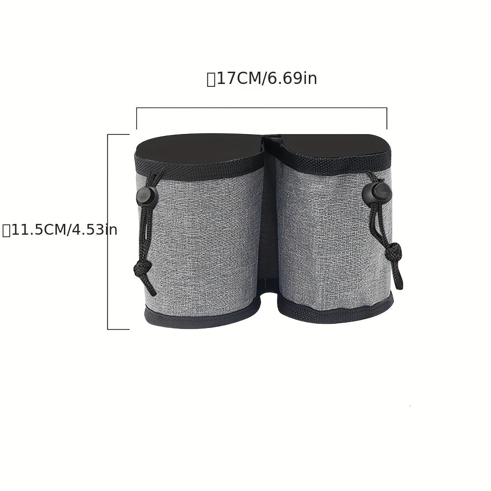 2PCS Luggage Cup Storage Bag, Travel Cup Holders Water Bottle Organizer