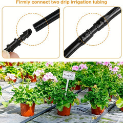 30-50pcs Drip Irrigation Barbed Coupling Fittings - Drip Tubing Irrigation