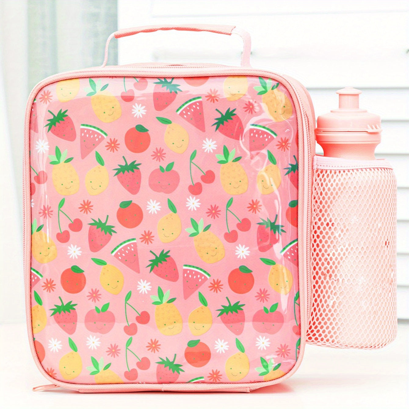 Fruit Pattern Insulation Bag Ice Bag for Camping Picnic Beach Essential