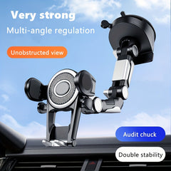 Car Phone Holder Mount Hands Dashboard & Windshield Mount Compatible