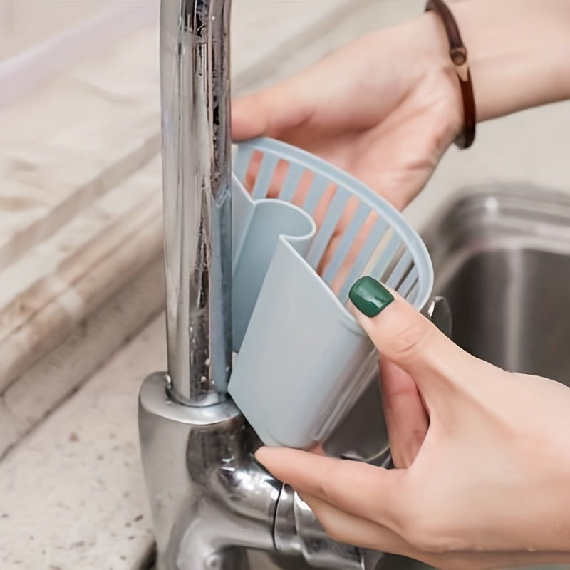 Sink Plastic Hanging Basket Faucet Rack Drainer Sponge Storage Rack