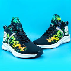 Men's 'No Excuses' Mid Top Shoes Comfy Lace Up Street Style Fitness Training