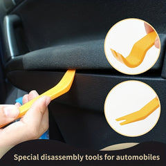 TISHRIC 4Pcs Car Audio Disassembly Tool Plastic Pry Bar Door Kit
