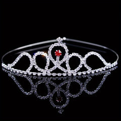 Rhinestone Queen Crown Tiara Headband Bridal Wedding Hair Accessories