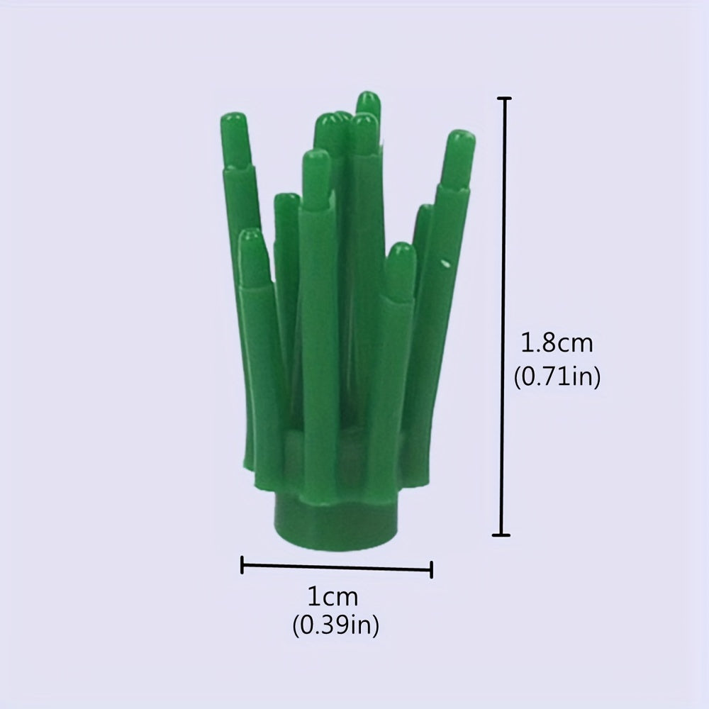 20pcs Building Block Grass Stems Leaves Twigs Farm Plant Garden Toy