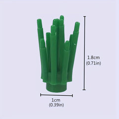 20pcs Building Block Grass Stems Leaves Twigs Farm Plant Garden Toy