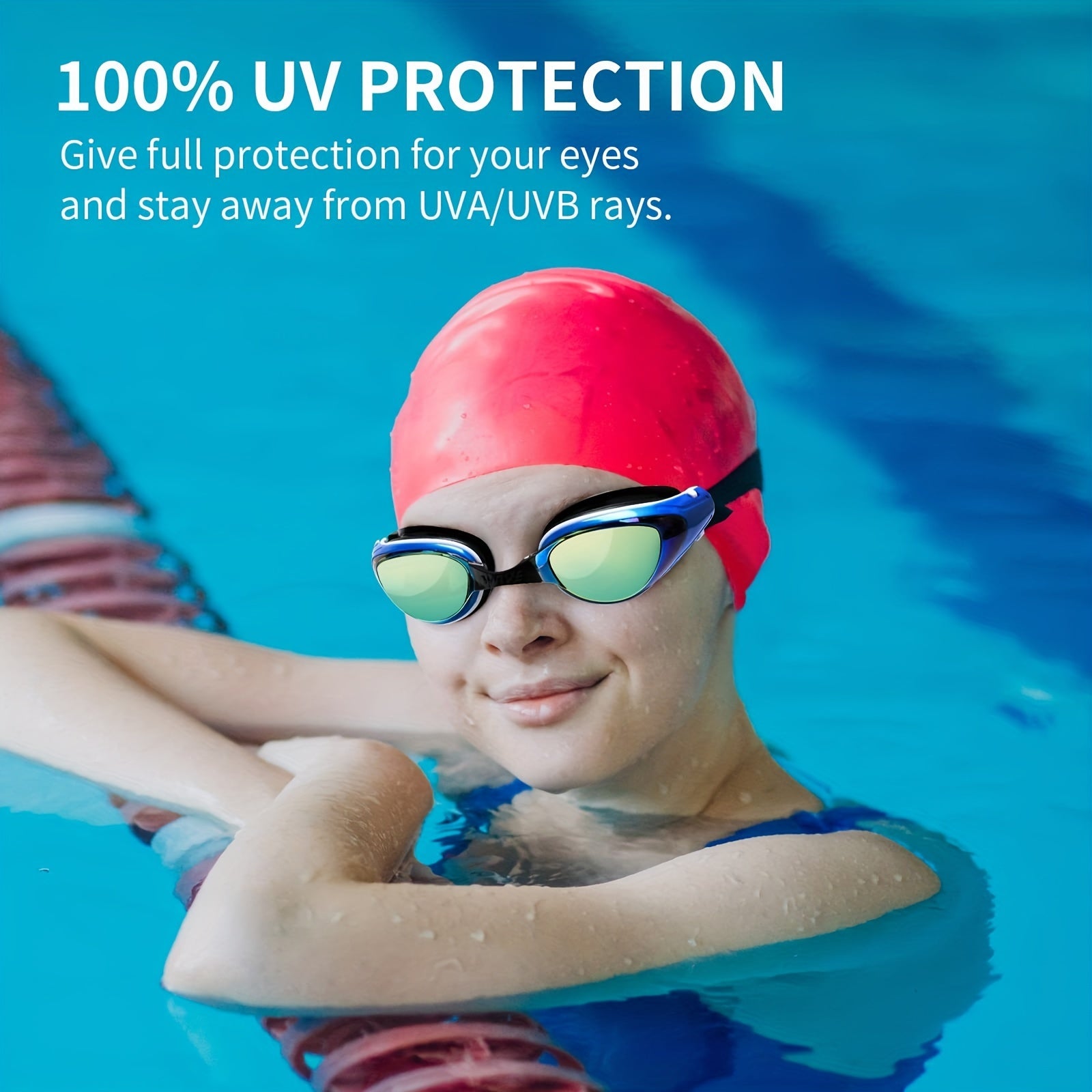 Swimming Goggles Anti Fog UV Protection No Leaks