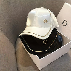 M Label Baseball Cap Lightweight Adjustable Sun Hat for Women
