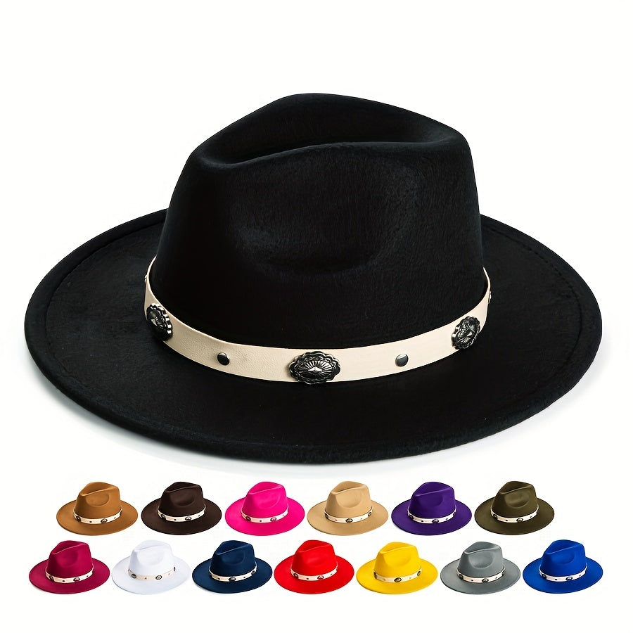 Big Brim Jazz Hat Men's Top Hat