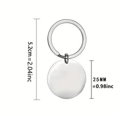 Stainless Steel Thank You Keychain For Teachers Graduation