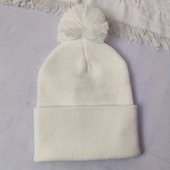 Men's Brimless Knitted Winter Hat for Outdoor Sports