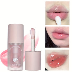 Peach Flavor Water Glow Crystal Jelly Lip Plumping Gloss