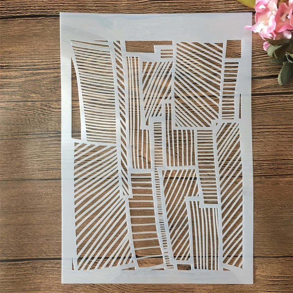 1pc Plaid Template for DIY Painting