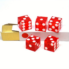 5pcs D6 Acrylic Right Angle Dice Set for RPG