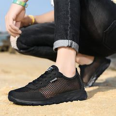 Breathable Lightweight Mesh Running Shoes Men's Casual Walking