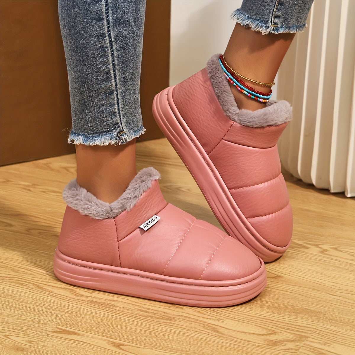 Women's Non-slip Snow Boots Winter Warm Ankle Boots