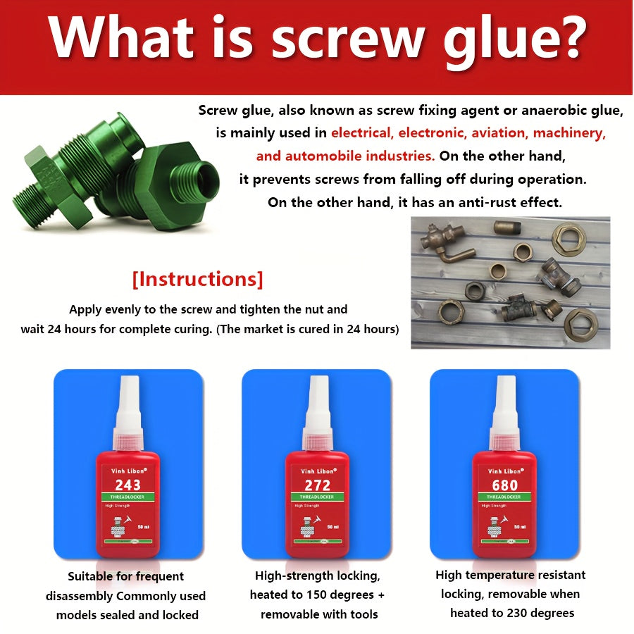 Advanced Thread Adhesives for Secure Fastening