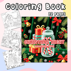 Christmas Adult Coloring Book - Festive Patterns for Family & Friends
