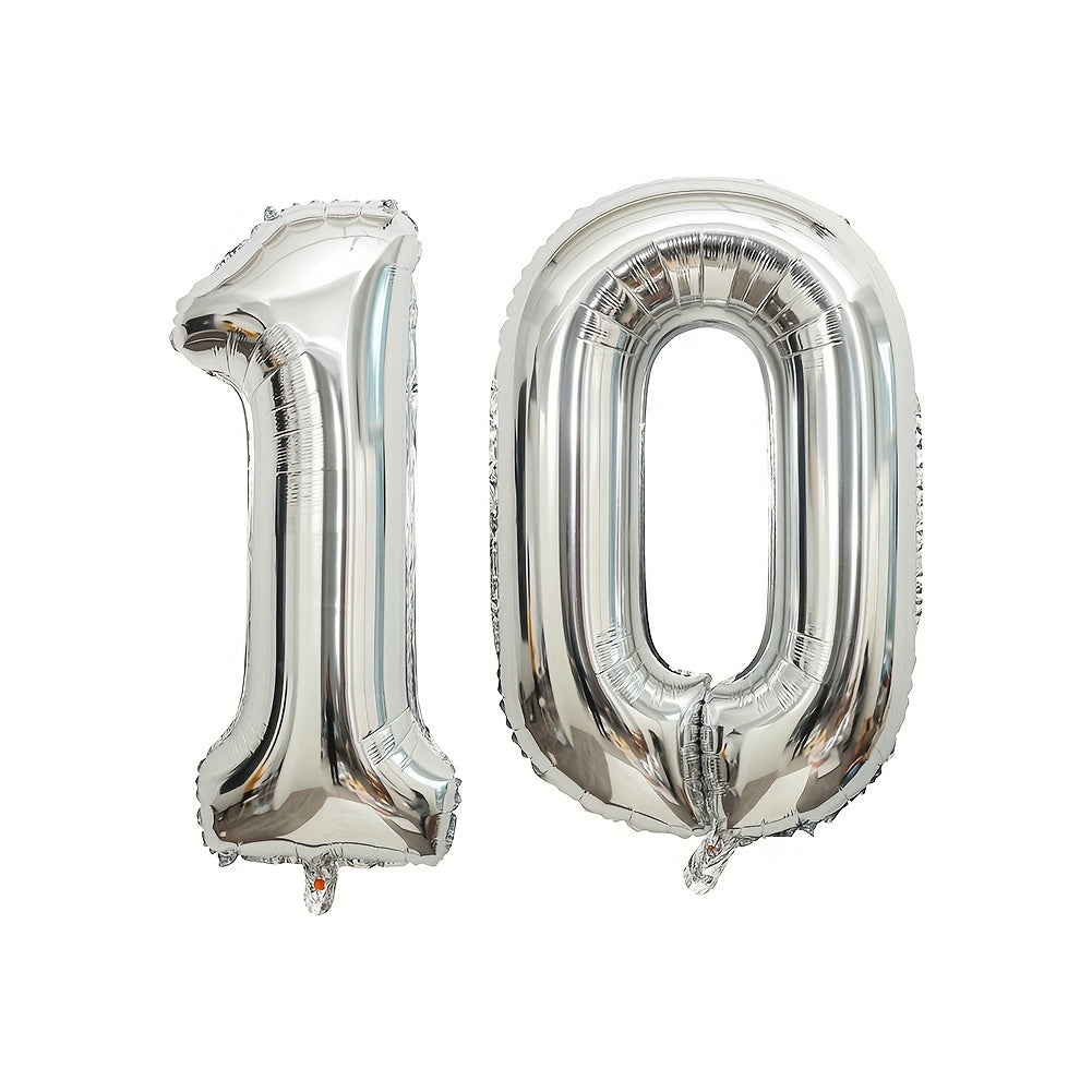 2pcs 81 28 Cm Number Foil Balloons Birthday Party Decor Supplies