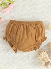Baby Girls Ruffle Trim Panties Shorts