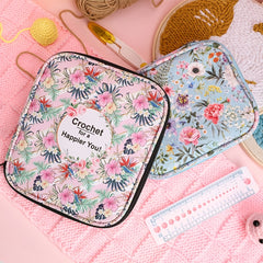 Knitting Bag Crochet Storage Tote Bag For Needles & Accessories