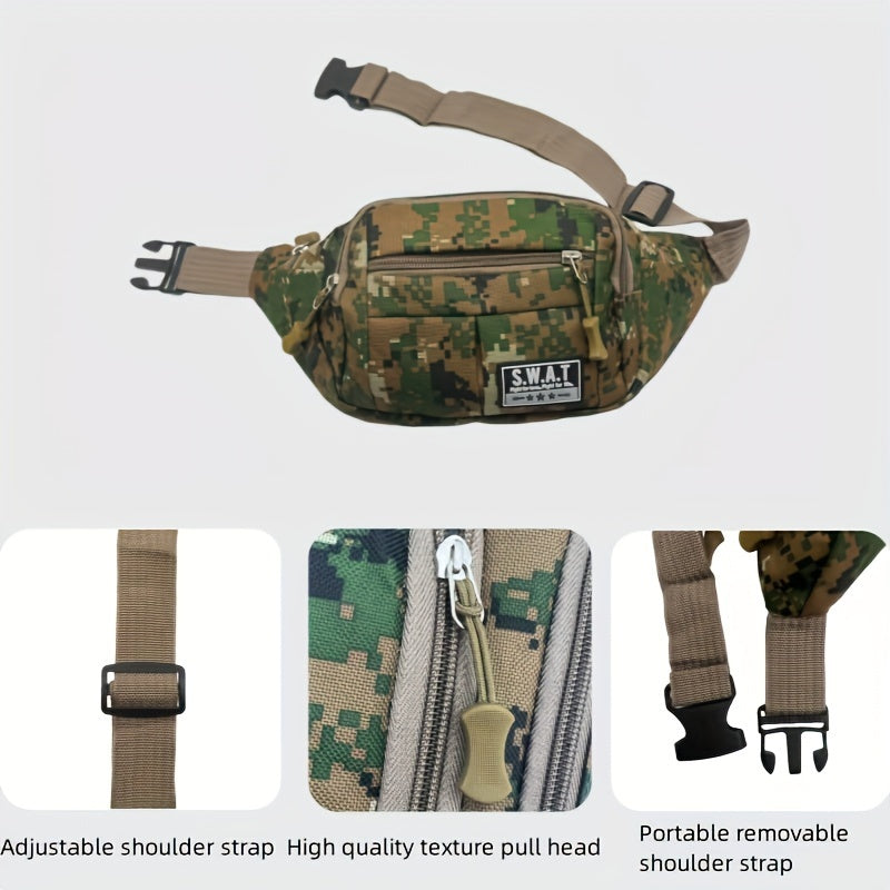 Camouflage Waist Bag Functional Fanny Pack Outdoor Camping Hiking