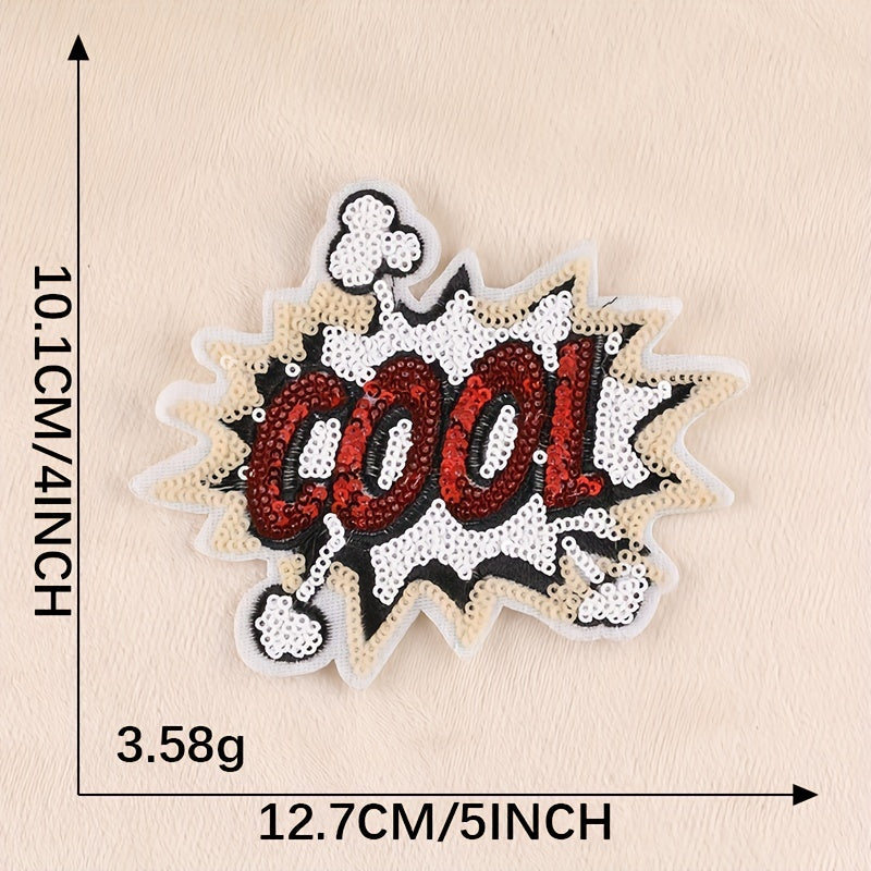 Girls Sequin DIY Patch Decorative Accessories for Clothes Backpack Hat