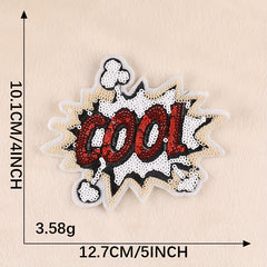 Girls Sequin DIY Patch Decorative Accessories for Clothes Backpack Hat