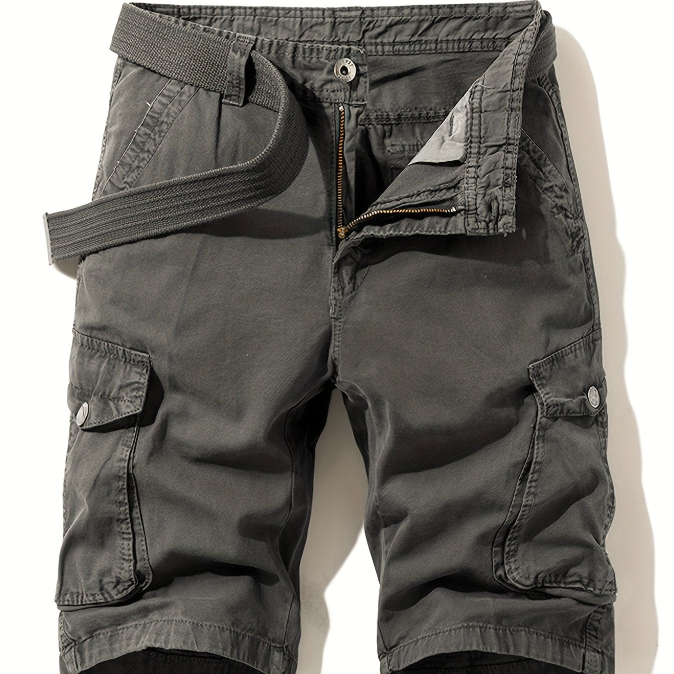 Men's Cotton Cargo Shorts for Spring