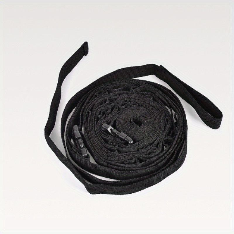 Tent Storage Clothesline Straps with 19 Carabiners Camping Lanyard