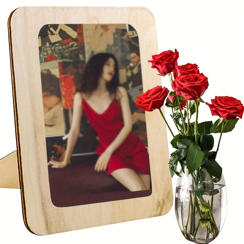 Wooden Vertical Postcard Frame DIY Set