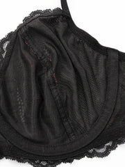 Women's Lace Breathable Steel Ring Underwear Bra
