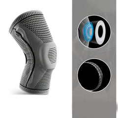 Outdoor Sports Knee Pads with Silicone Spring Breathability