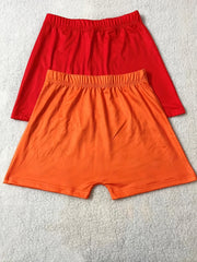 2 Pack Letter Print Elastic Waist Shorts for Spring & Summer