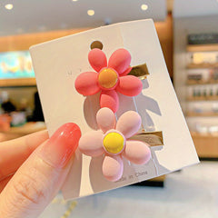 5pcs Flowers Hair Clips Decorative Hair Accessories Sets for Girls