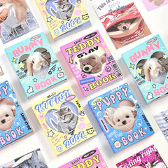 50 Creative Cartoon Cat Rabbit Puppy Bear Pattern Journal Stickers