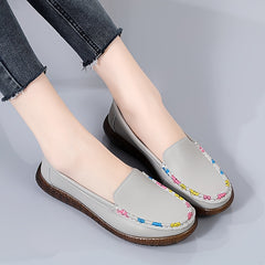 Women's Slip On Flat Loafers Soft Sole Walking Shoes