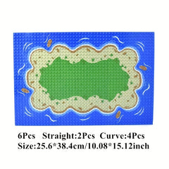 Small Particle Building Blocks Beach Grassland Scene Base Plate