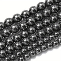 Hematite Stone Beads Round Loose Beads 4-12mm