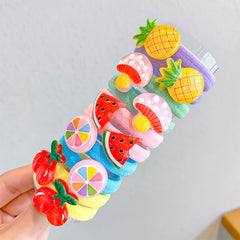 10pcs Sunflower Hair Tie Rope for Girls Kids