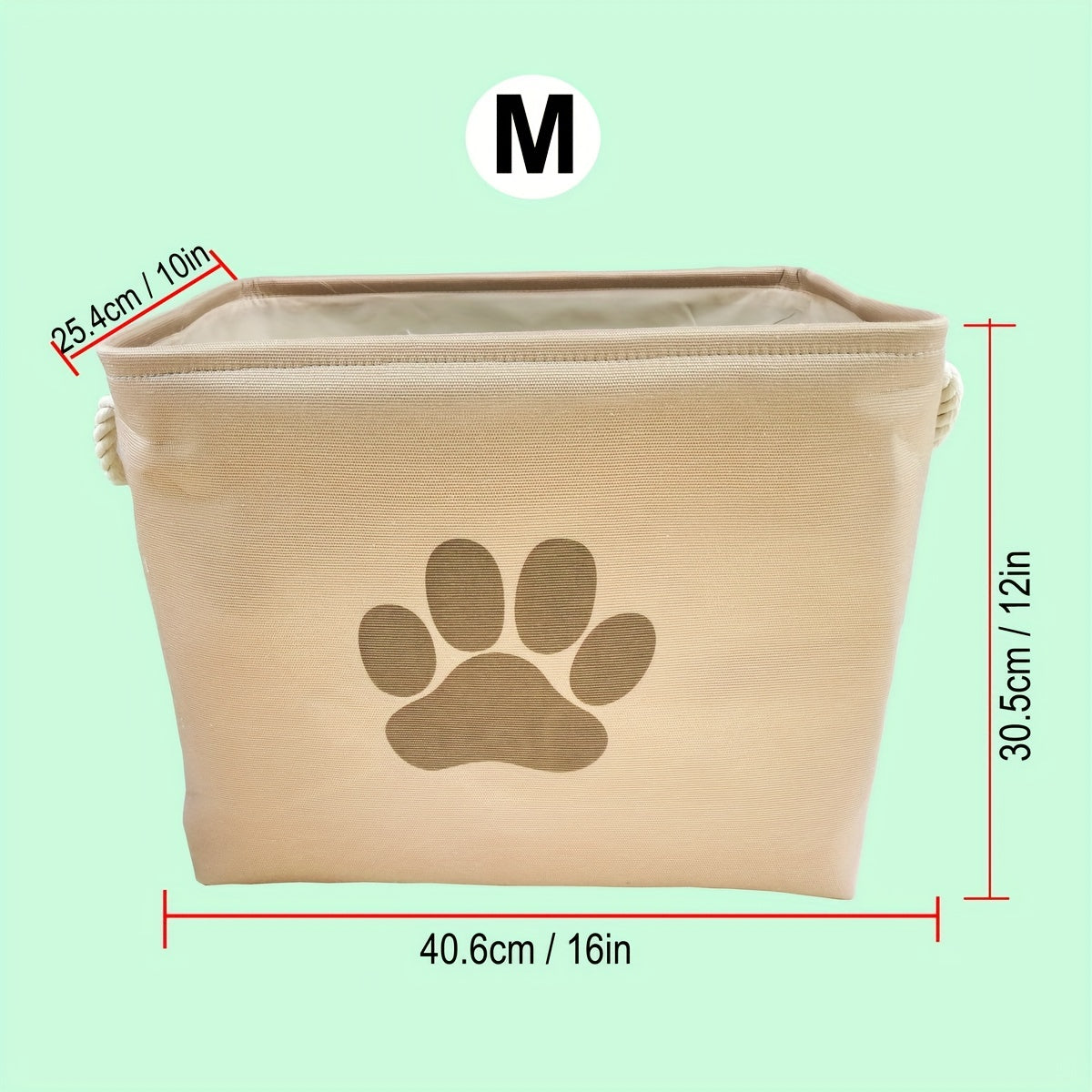 Fabric Organizing Basket Dog Storage Bin Bag Organizer Basket