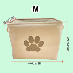 Fabric Organizing Basket Dog Storage Bin Bag Organizer Basket