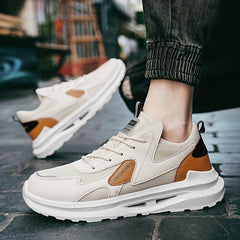 Men's Minimalist Faux Leather Sneakers Spring/Summer
