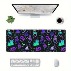 Dark Purple Gaming Mouse Pad XL Desk Mat Anime Extended Mouse Pads