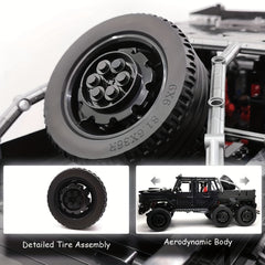 High Difficulty 1:8 Off-road Vehicle Model Building Blocks