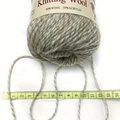 5 Pcs Hand Knitted Wool Thread - Warm & Close Fitting - Light & Soft