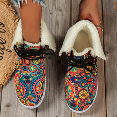 Women's Colorful Print Non-slip Sneakers