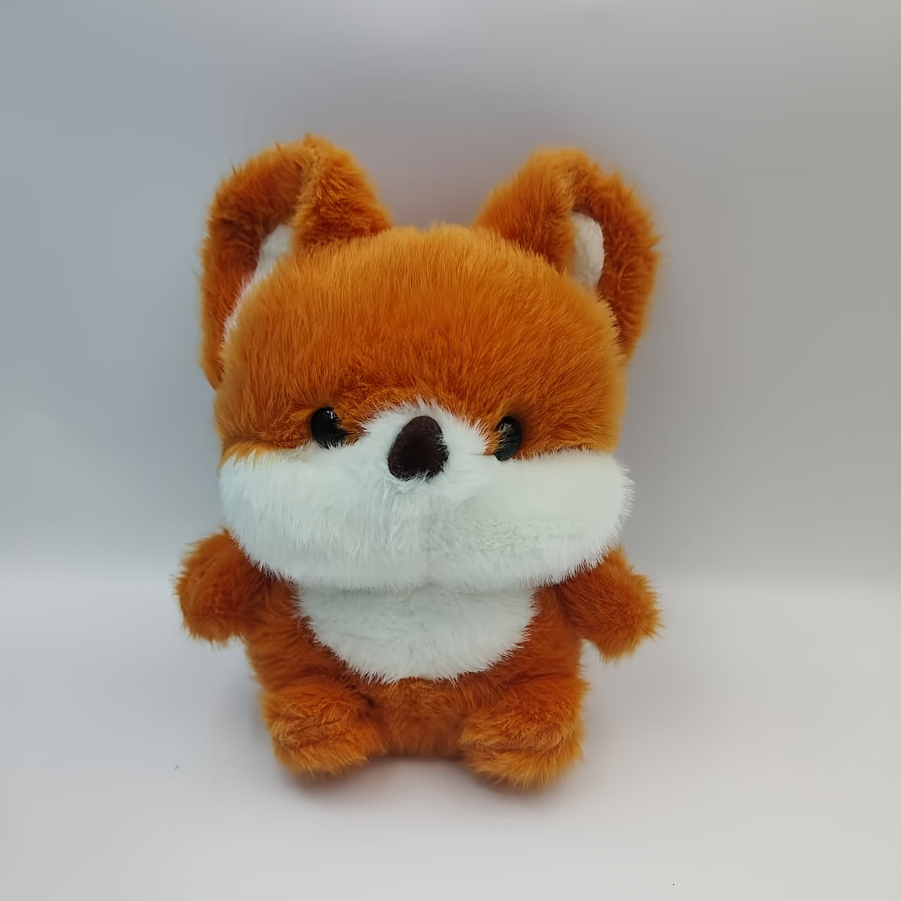 1pc Fox Plush Toy Soft Brown & Stuffed Animal Mixed Colors