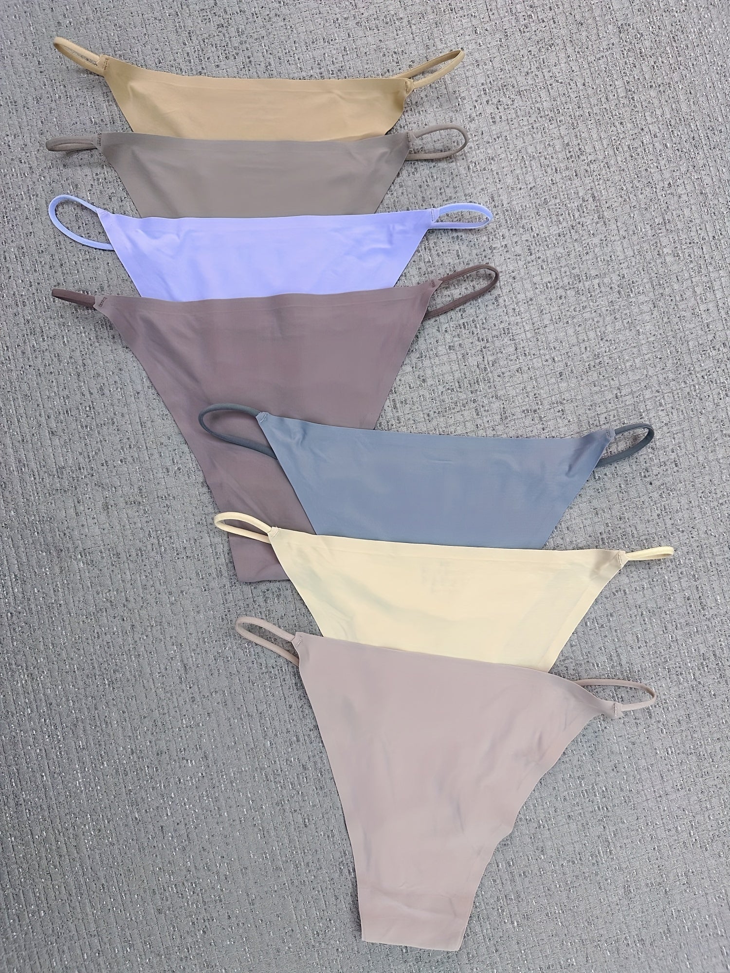 7pcs Seamless Low Waist Stretchy Panties Women's Lingerie