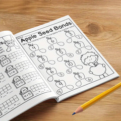 Fun Math Workbook Addition & Subtraction Friends of Ten Food Pictures